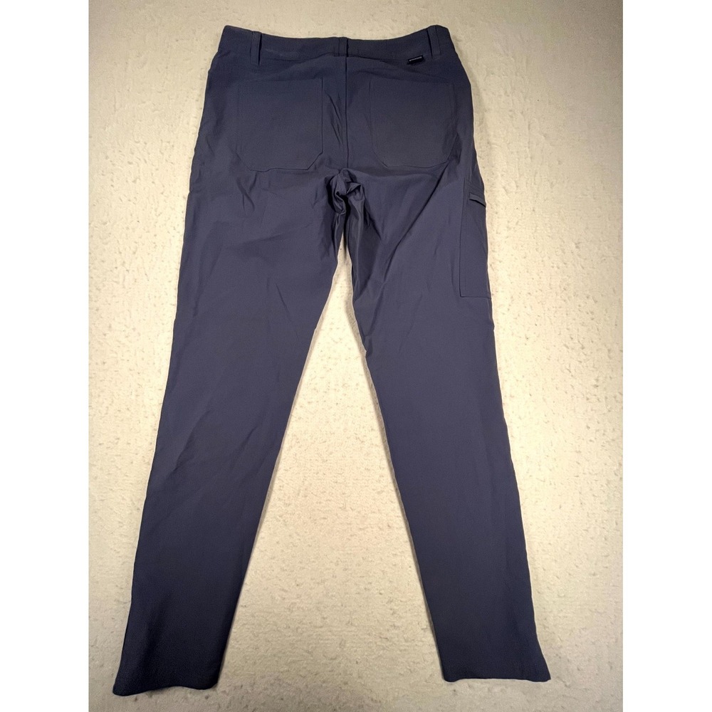 Patagonia Worn Wear Skyline Traveler Pants Womens 8 Blue Slim Fit Sun Protection - Picture 1 of 16